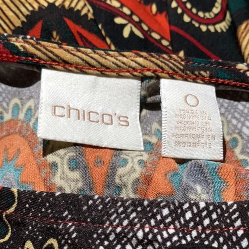 Chico’s Empire Print Sheath Dress - Picture 11 of 14